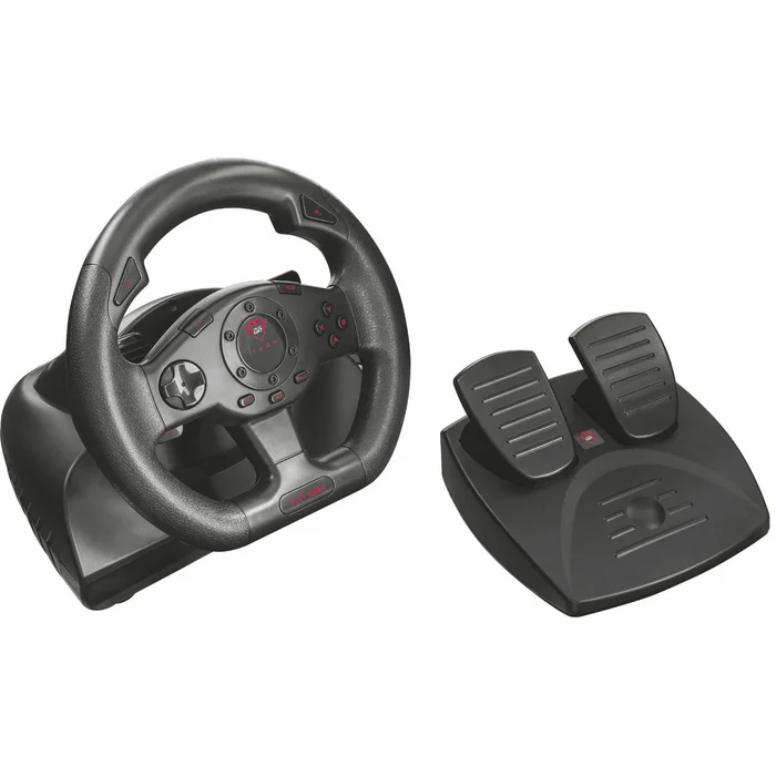 Trust Gaming GXT 580 Steering Wheel with Pedals and Vibration