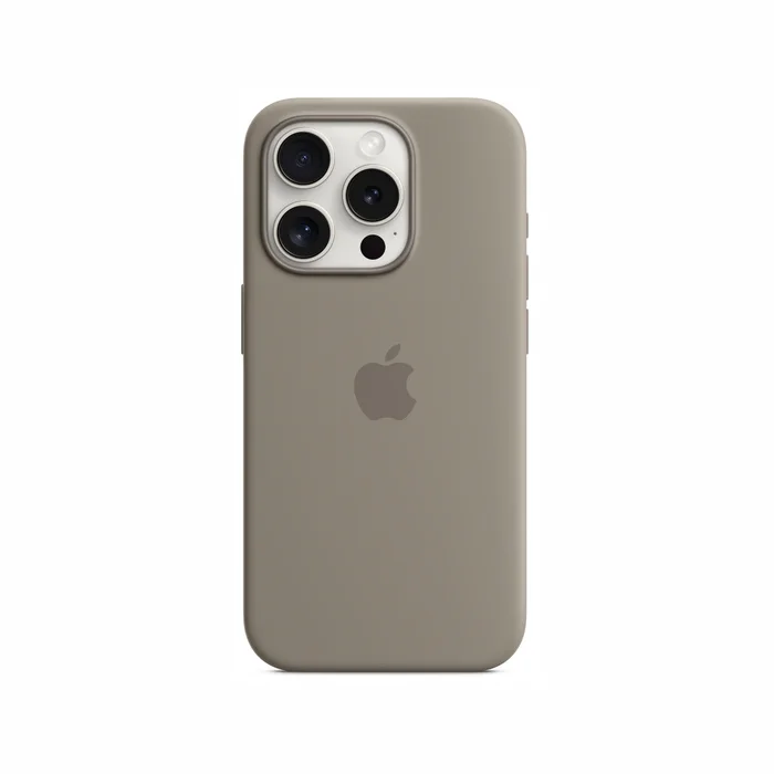 Apple iPhone 15 Pro Silicone Case with MagSafe - Clay