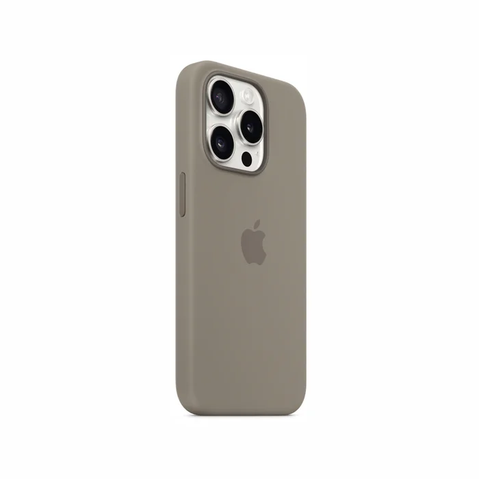 Apple iPhone 15 Pro Silicone Case with MagSafe - Clay