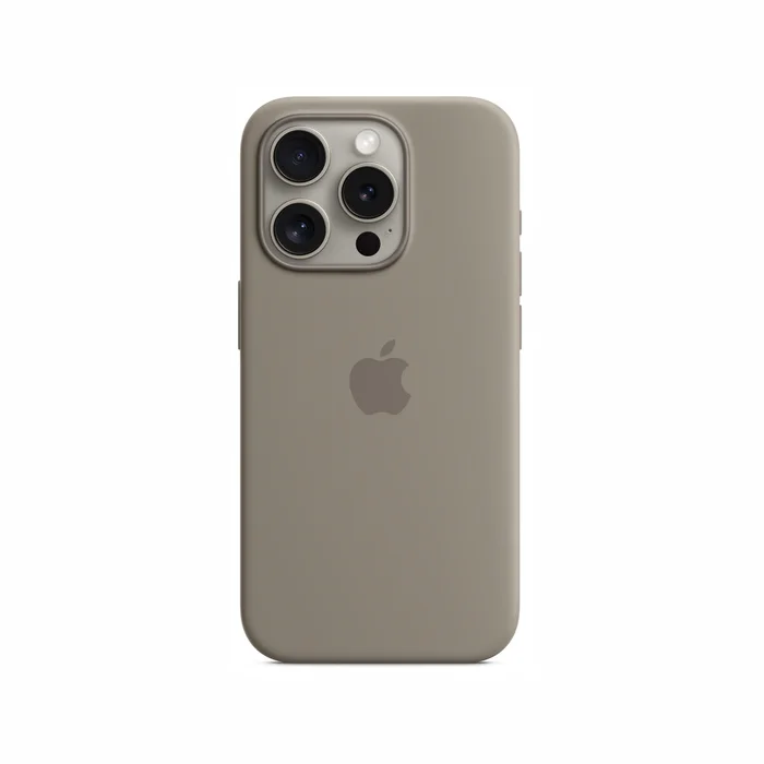 Apple iPhone 15 Pro Silicone Case with MagSafe - Clay