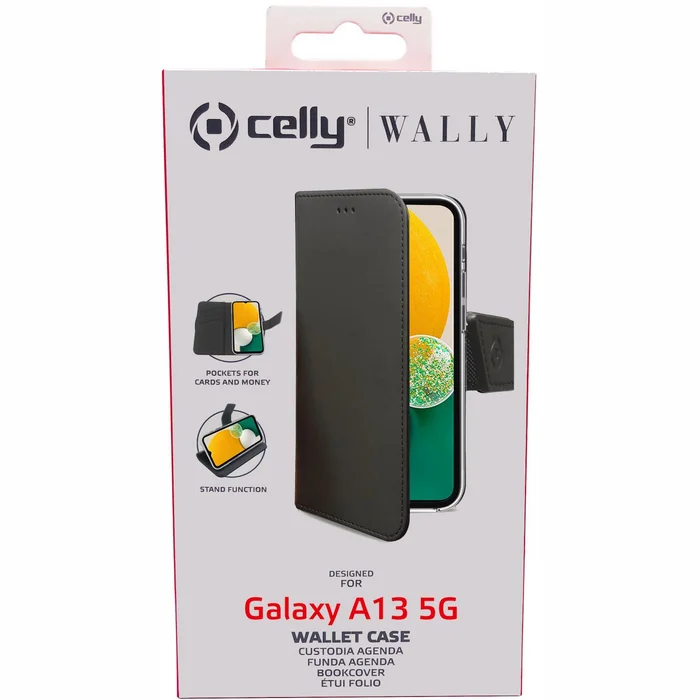 Celly Wally case Samsung Galaxy A13 5G Black
