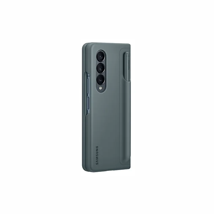 Samsung Galaxy Fold4 Standing Cover with Pen Graygreen