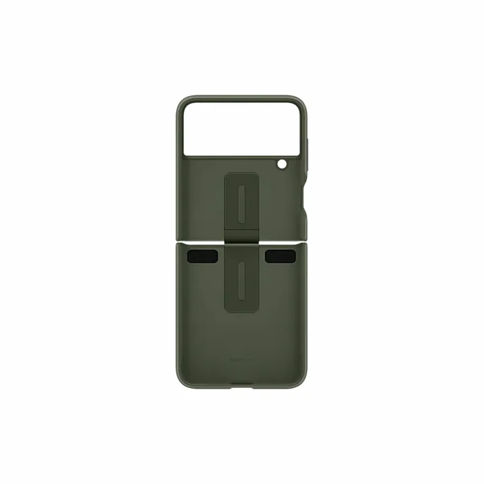 Samsung Galaxy Z Flip4 Silicone Cover with Ring Khaki