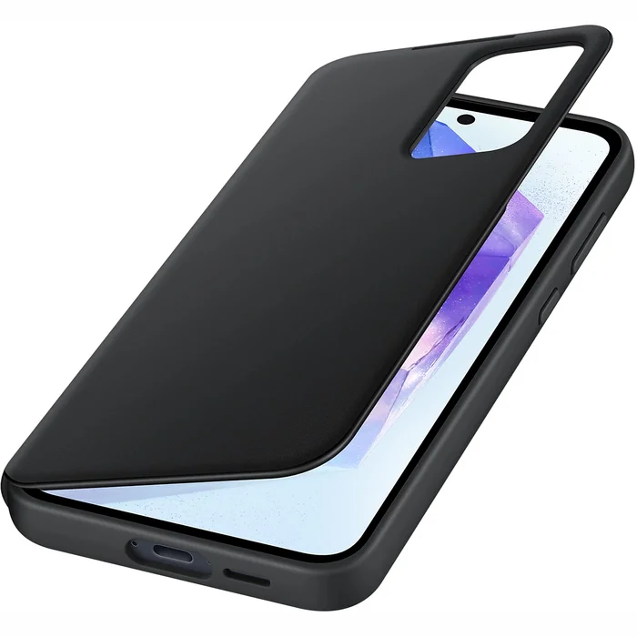 Samsung Galaxy A55 Smart View Wallet Case Black