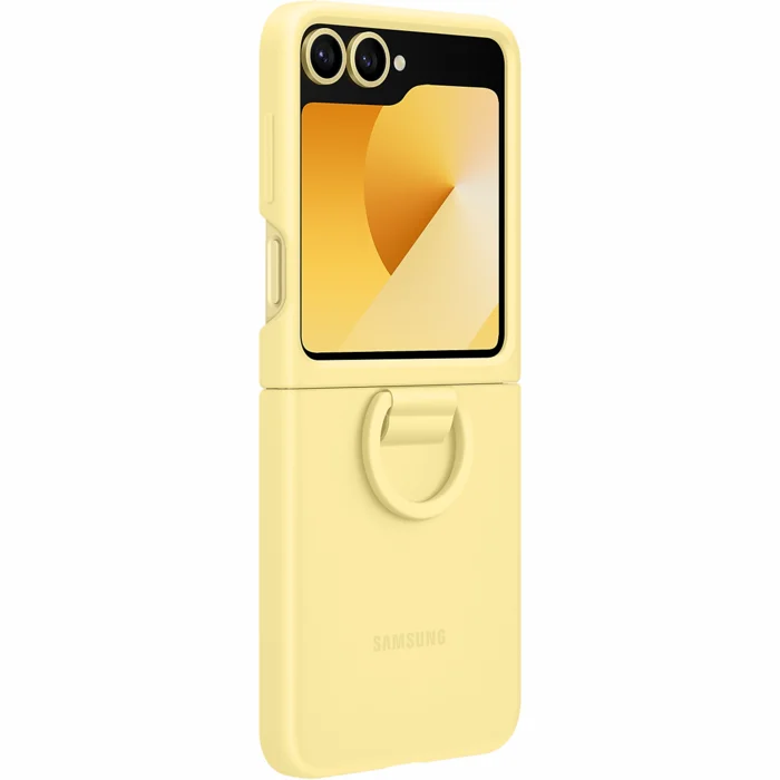 Samsung Galaxy Flip6 Silicone Case Yellow