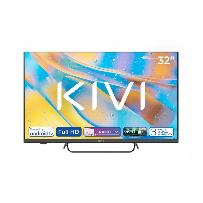 Televizors Kivi 32" FHD LED Android TV Black 32F760QB