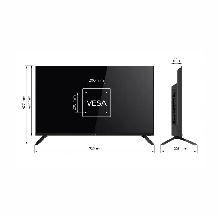 Televizori Kivi 32" HD LED Android TV 32H730QB