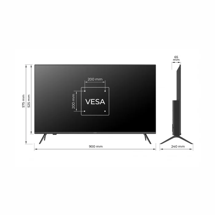 Televizors Kivi 40" FHD LED Android TV 40F760QB