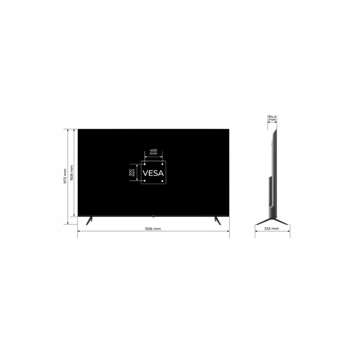 Televizors Kivi 70" UHD LED Android TV 70U760QB