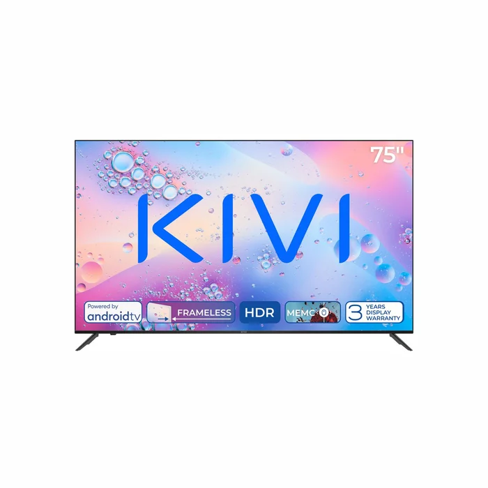 Televizors Kivi 75" UHD LED Android TV 75U760QB