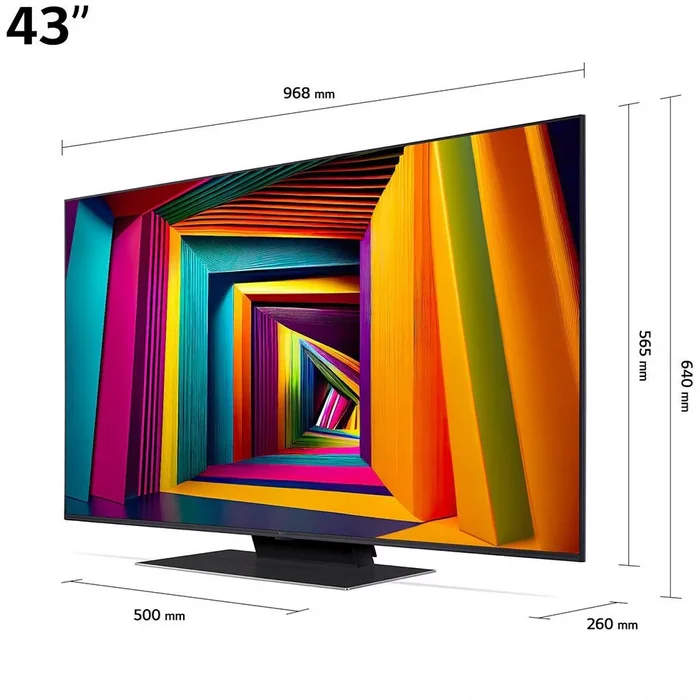 Televizors LG 43" UHD LED Smart TV 43UT91003LA