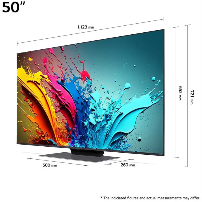 Televizors LG 50" UHD QNED AI Smart TV 50QNED87T3B