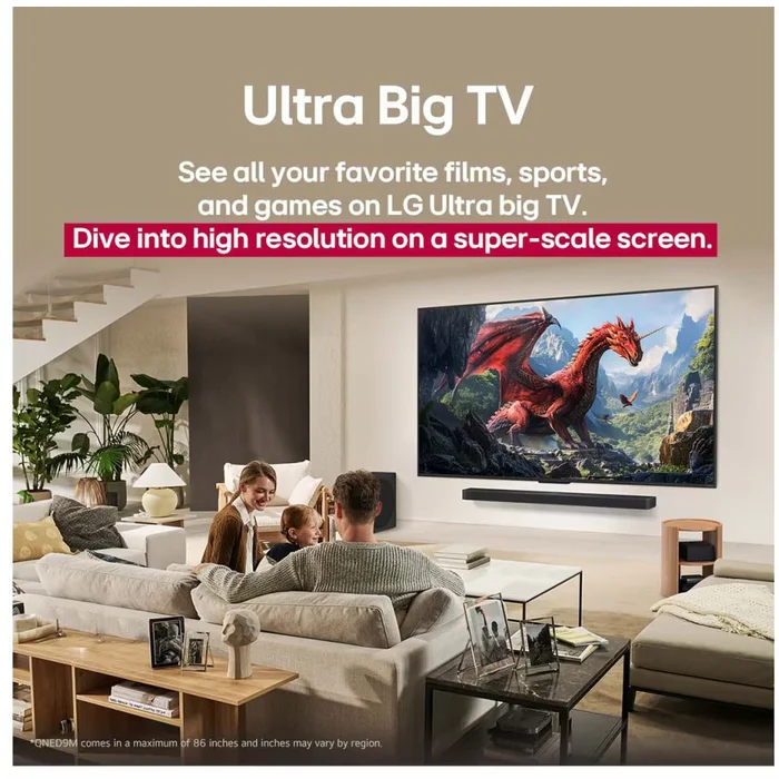 LG 65" UHD QNED evo AI MiniLED Smart TV 65QNED9MA3B