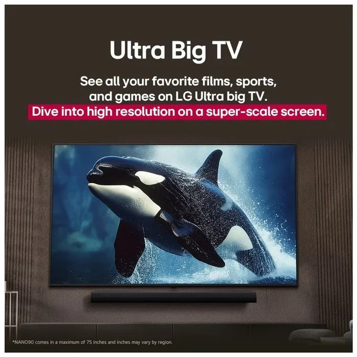 LG 43" UHD LED AI Smart TV 43UA75006LA.AEU