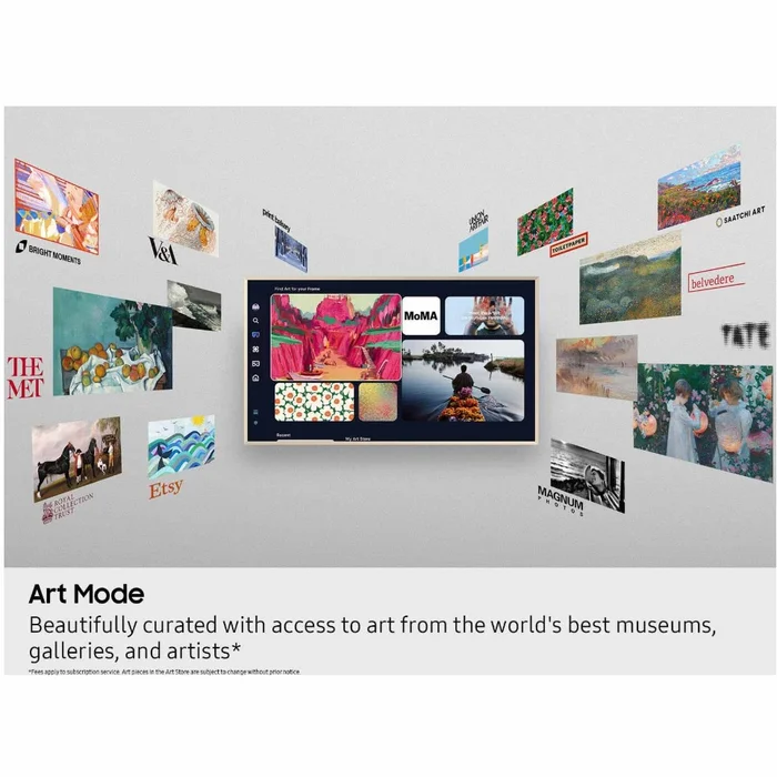Televizors Samsung 85" The Frame Pro LS03FW Neo QLED 4K Art Mode Samsung Vision AI Smart TV (2025) QE85LS03FWUXXH