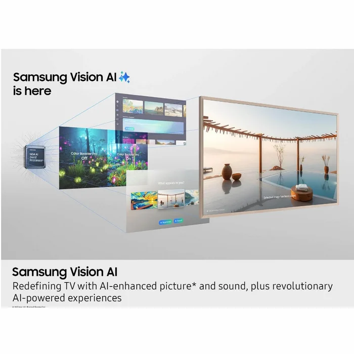 Televizors Samsung 65" The Frame Pro LS03FW Neo QLED 4K Art Mode Samsung Vision AI Smart TV (2025) QE65LS03FWUXXH