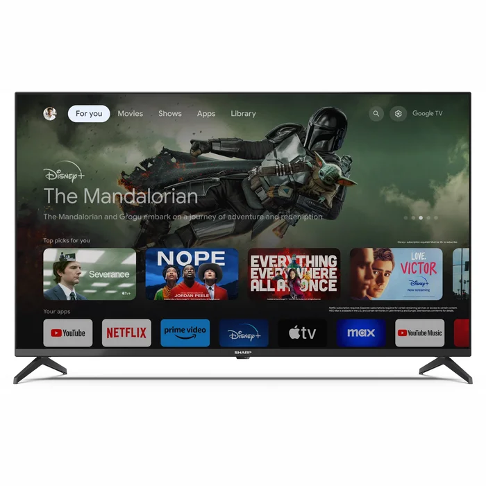 Televizors Sharp 43" UHD LED Google TV 43GL4260E