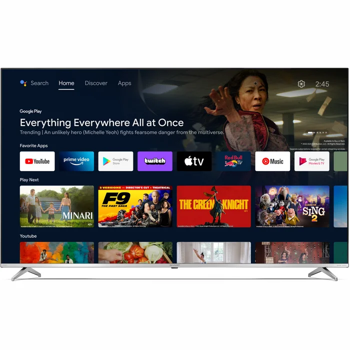 Televizors Sharp 65" UHD Quantum Dot Android TV 65FP2EA