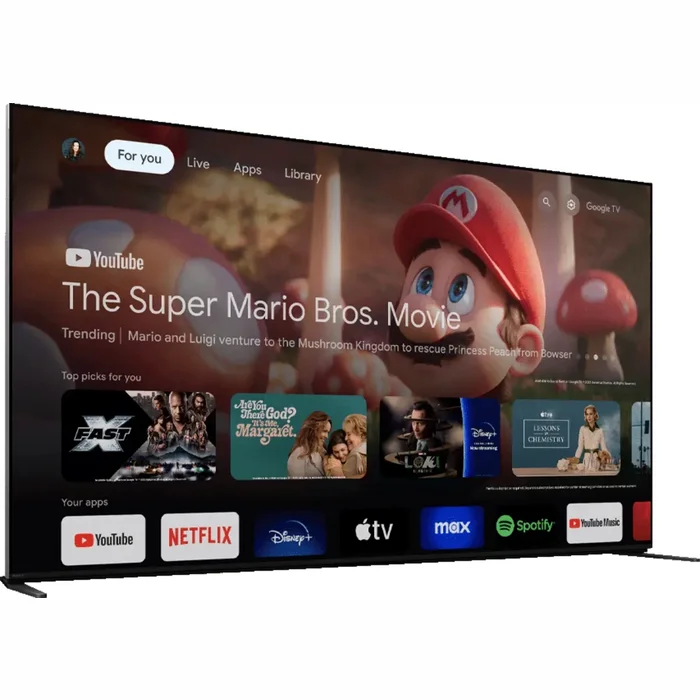 Televizors Sony 65" UHD Mini LED Google TV K65XR90PAEP