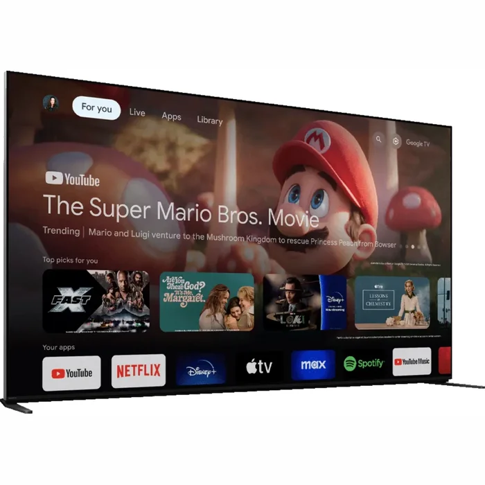 Televizors Sony 85" UHD Mini LED Google TV K85XR90PAEP