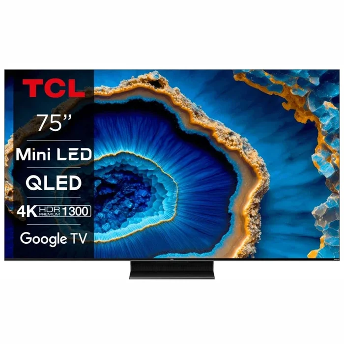 Televizors TCL 75" UHD QLED Mini LED Google TV 75C805