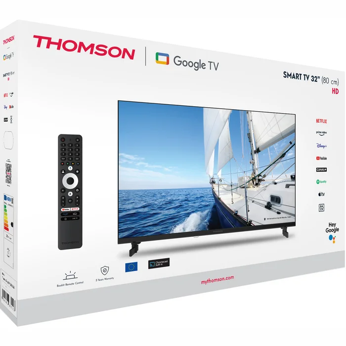 Televizors Thomson 32" HD LED Google TV 32HG2S14