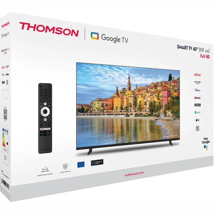 Televizors Thomson 43" FHD LED Google TV 43FG2S14