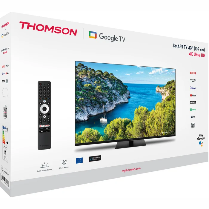 Televizori Thomson 43" UHD LED Google TV 43UG5C14