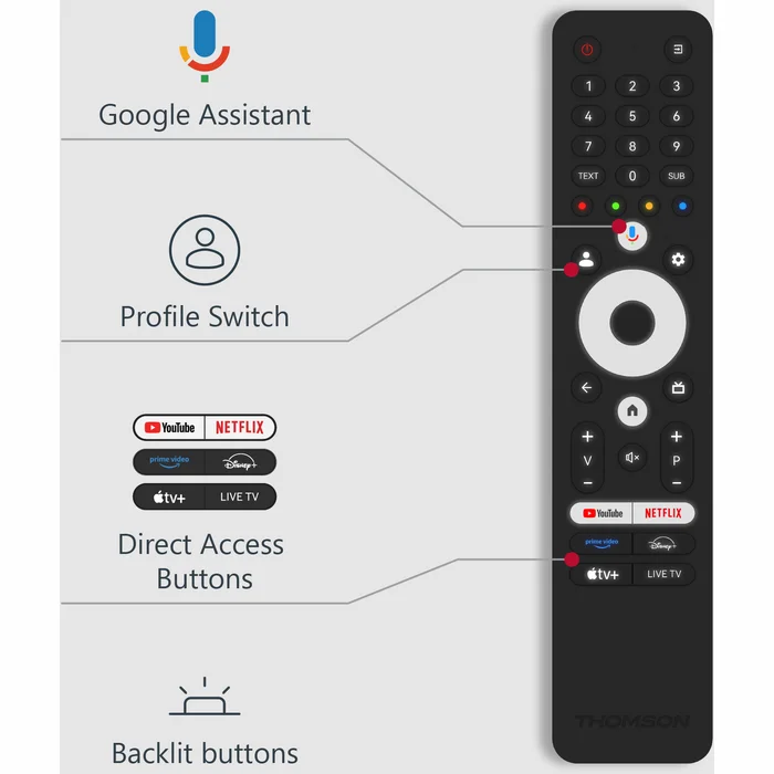 Thomson 50" QLED UHD Google TV 50QG5C14