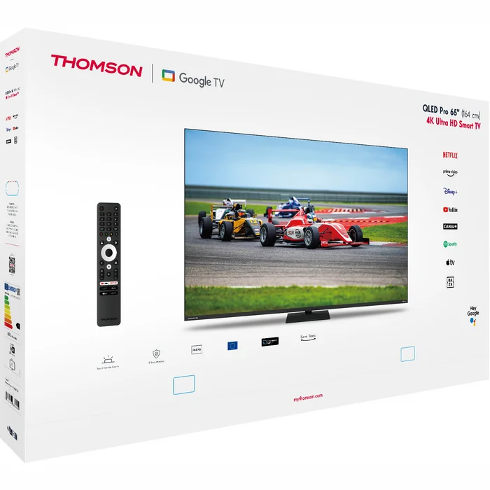 Televizori Thomson 65" UHD QLED Pro Google TV 65QG7C14