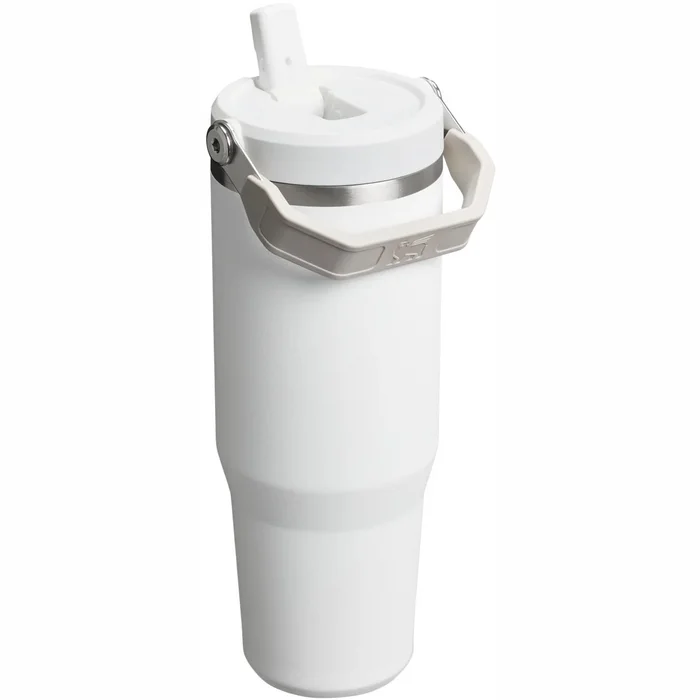 Termokrūze ar salmiņu Stanley The IceFlow Flip Straw 2.0 Tumbler 0,89l Frost