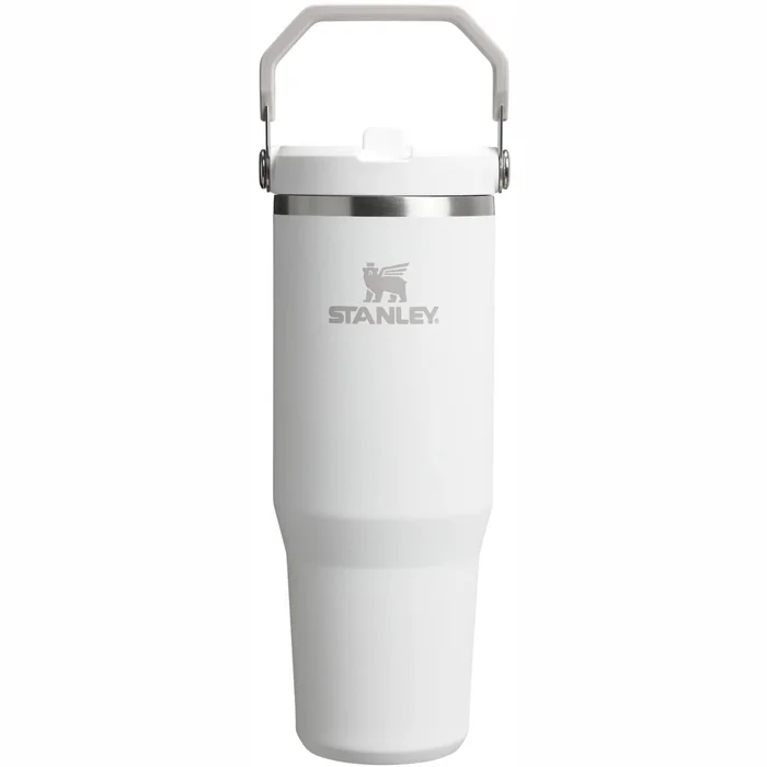 Termokrūze ar salmiņu Stanley The IceFlow Flip Straw 2.0 Tumbler 0,89l Frost
