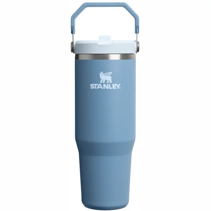 Termokrūze ar salmiņu Stanley The IceFlow Flip Straw 2.0 Tumbler 0,89l Indigo
