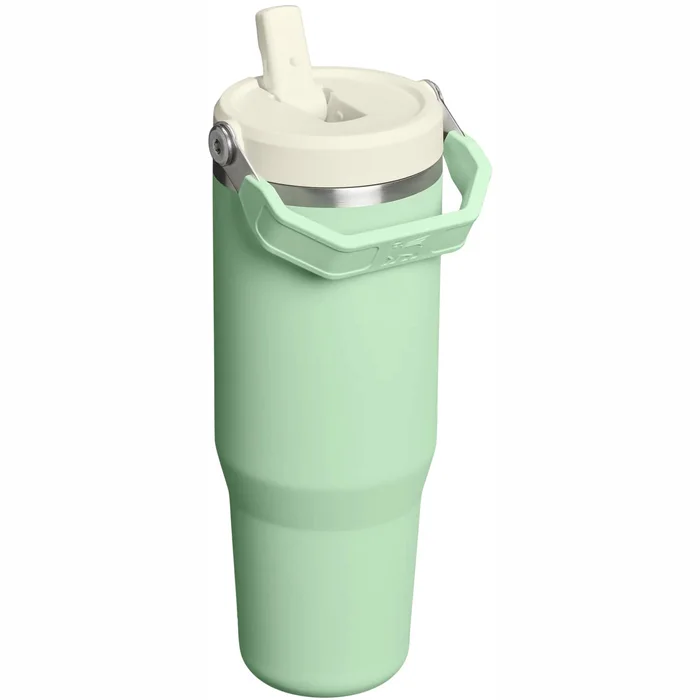 Termokrūze ar salmiņu Stanley The IceFlow Flip Straw 2.0 Tumbler 0,89l Pistachio