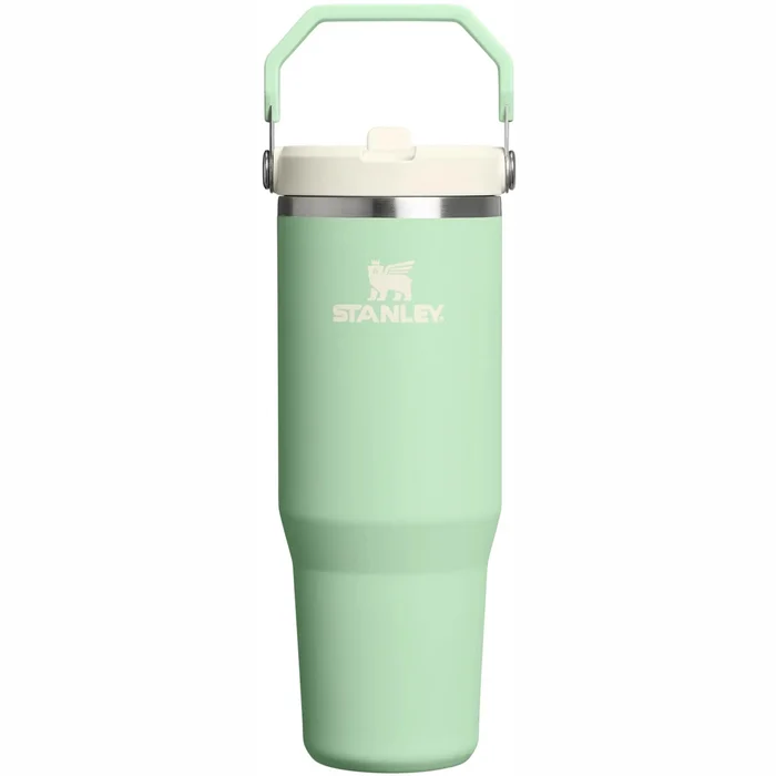 Termokrūze ar salmiņu Stanley The IceFlow Flip Straw 2.0 Tumbler 0,89l Pistachio