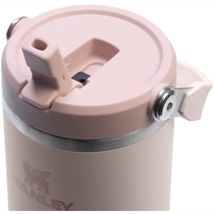 Termokrūze ar salmiņu Stanley The IceFlow Flip Straw 2.0 Tumbler 0,89l Rose Quartz