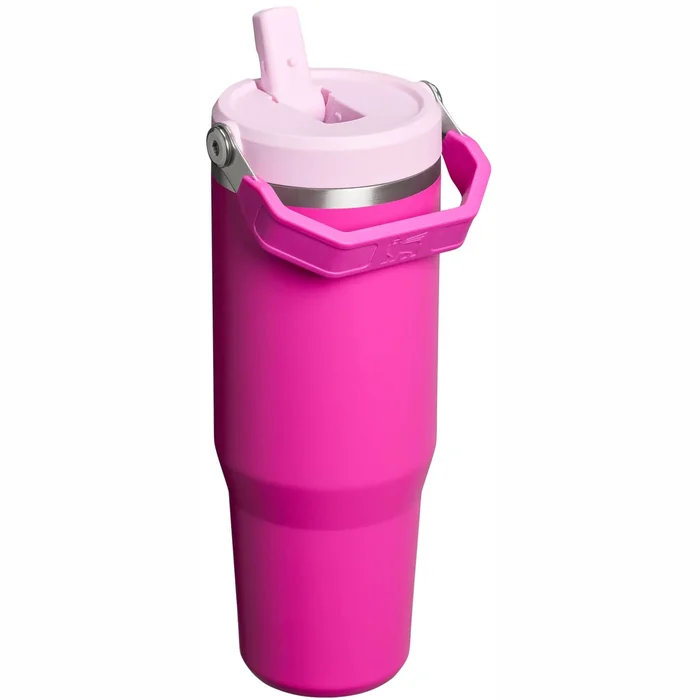 Termokrūze ar salmiņu Stanley The IceFlow Flip Straw 2.0 Tumbler 0,89l Violet Blossom
