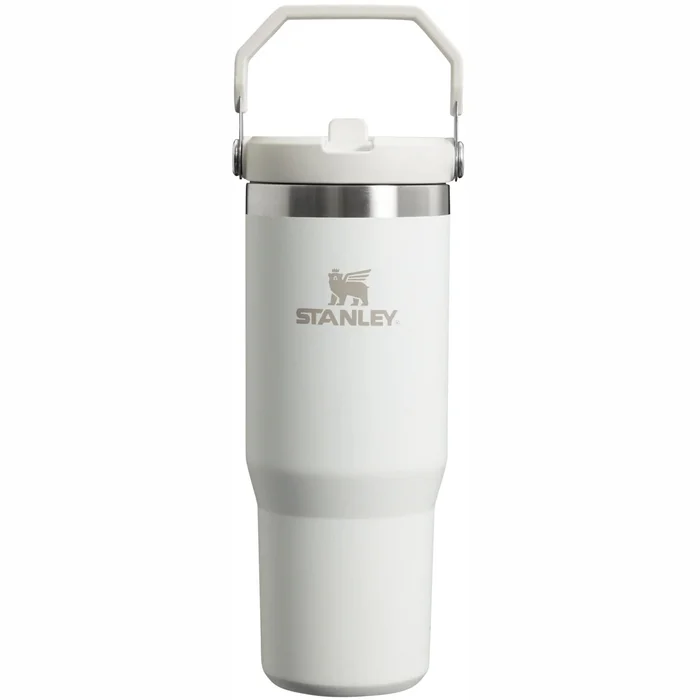 Termokrūze ar salmiņu Stanley The IceFlow Flip Straw Tumbler 0.89l Frost