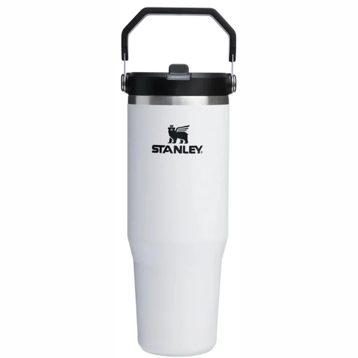 Termokrūze ar salmiņu Stanley The IceFlow Flip Straw 2.0 Tumbler 0.89l Chalk