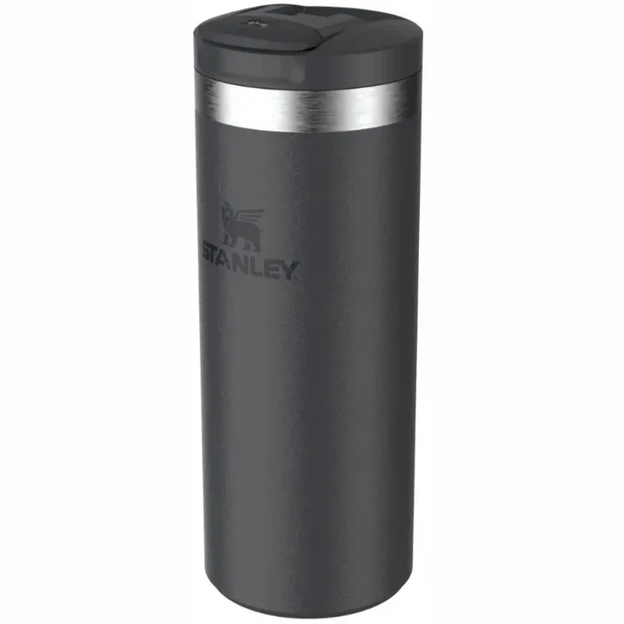 Termokrūze Stanley The Transit Fliptop Mug 0,35L Black 2.0