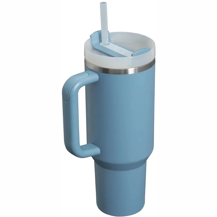 Termokrūze ar salmiņu Stanley The Quencher H2.O FlowState Tumbler 1.18l Indigo