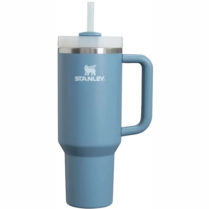 Termokrūze ar salmiņu Stanley The Quencher H2.O FlowState Tumbler 1.18l Indigo