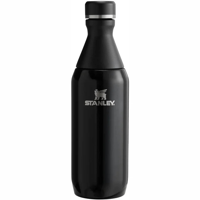Termopudele Stanley The All Day Slim Bottle 0.35l Black Gloss