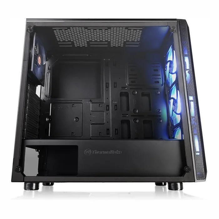 Stacionārā datora korpuss Thermaltake Versa J23 TG RGB Edition ATX Black
