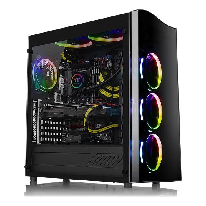 Stacionāro datoru korpusi Thermaltake View 22 TG Edition ATX Black