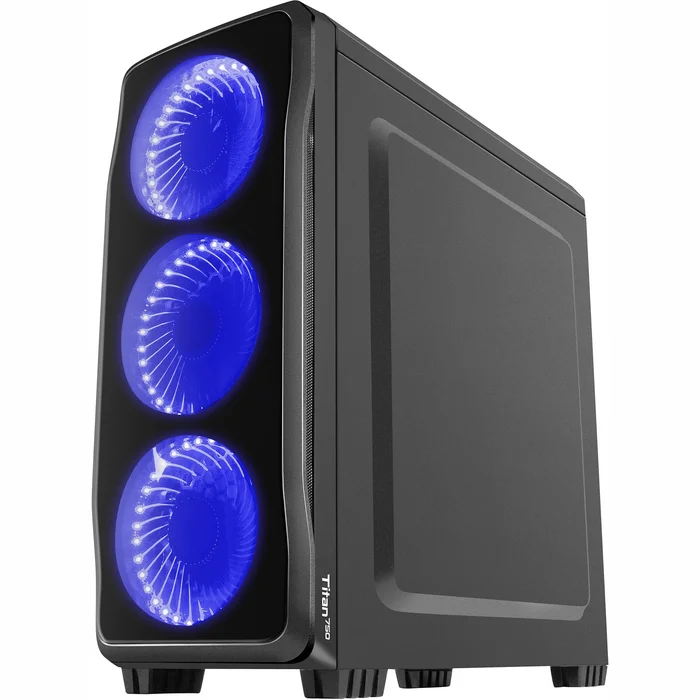 Stacionārā datora korpuss Genesis Titan 750 Midi tower Blue