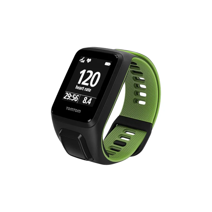 Fitnesa aproces TomTom Runner 3 Cardio+Music+HP Green  L
