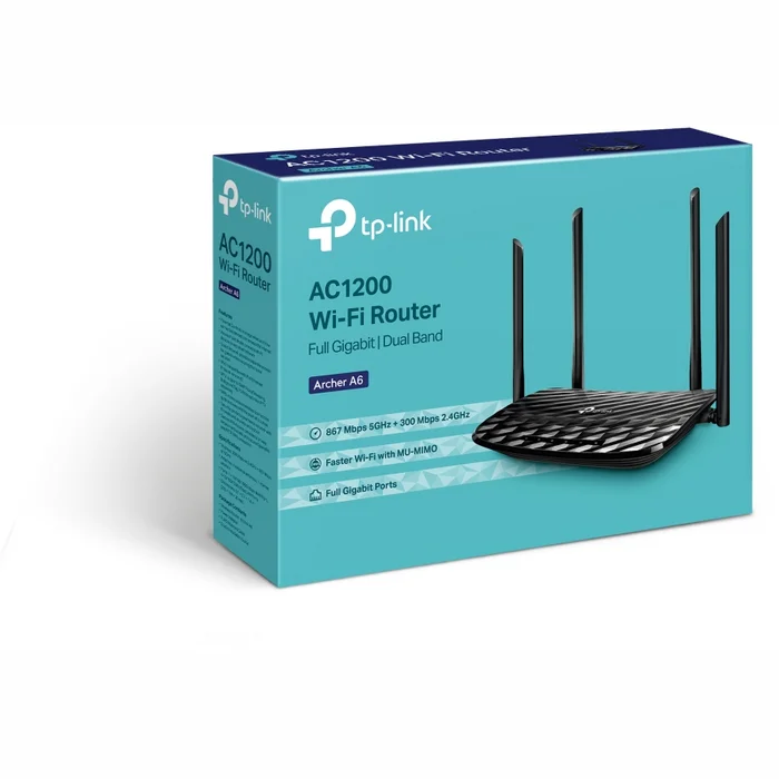Rūteri TP-Link Archer A6 AC1200