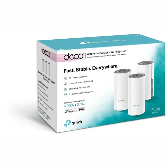Rūteri TP-Link AC1200 Deco E4 (3-pack)