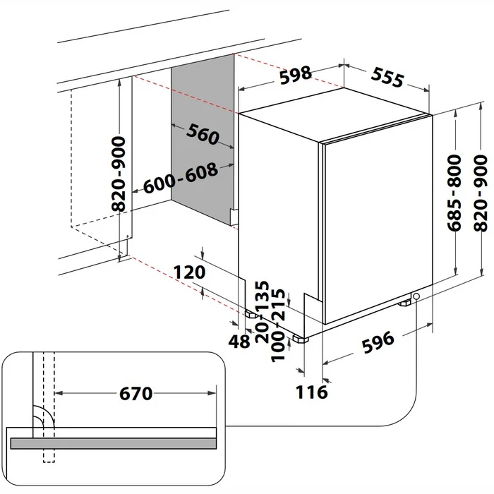 Trauku mazgājamā mašīna Whirlpool W2I HD524 AS